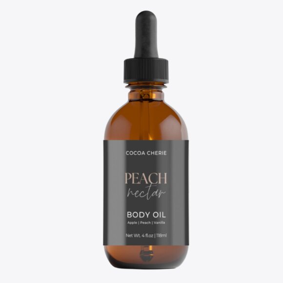 Cocoa Cherie Other - Peach Nectar Body Oil – 4 oz.